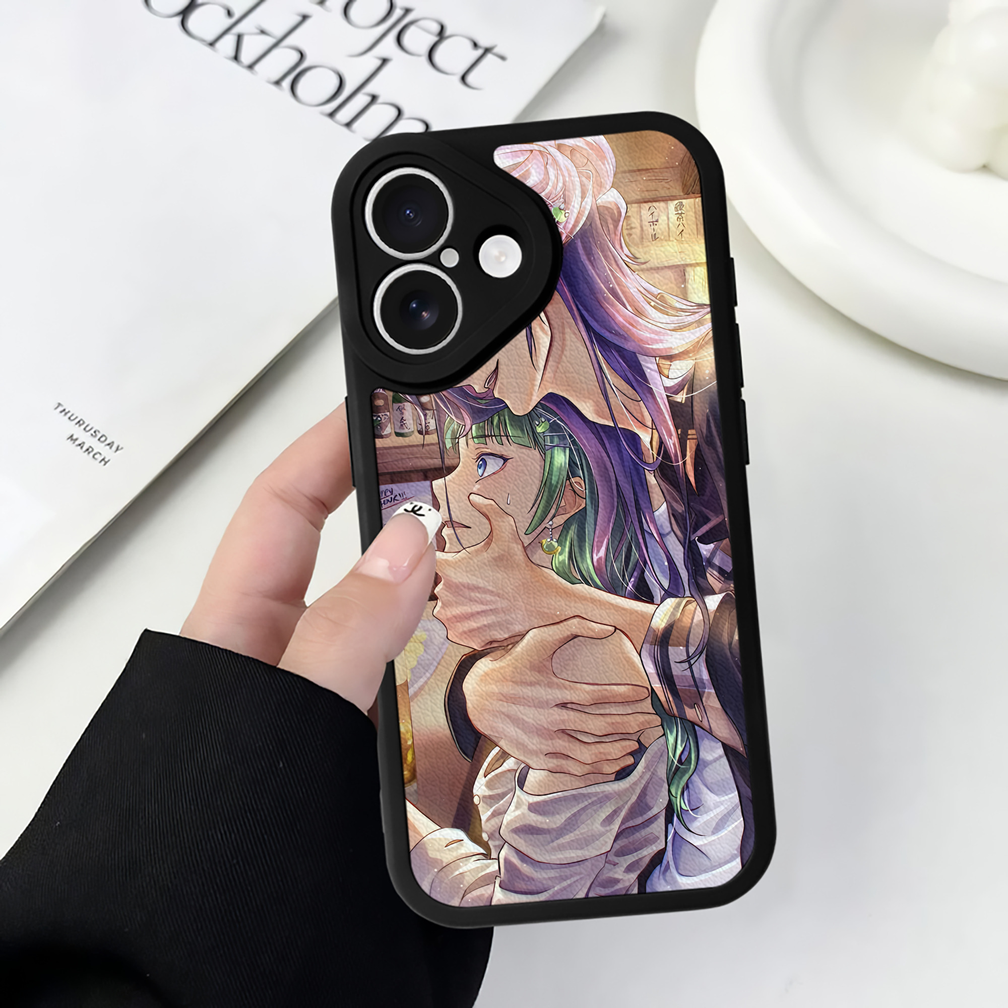 薬屋のひとりごと The Apothecary Diaries 【iPhone 16シリーズ対応】シリコンスマホケース（レザー調） 材質：シリコン